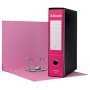REGISTRATORE ESSENTIALS G75 FUCSIA DORSO 8CM F.TO PROTOCOLLO ESSELTE - 390775900