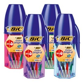 ASTUCCIO 20PZ CRISTALÂ® COLORI ASSORTITI BIC - 929081
