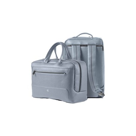 BI-BAG GATE TRENDED ECOPELLE DIM. 42X28X14CM AZZURRO INTEMPO - 9235GAT31