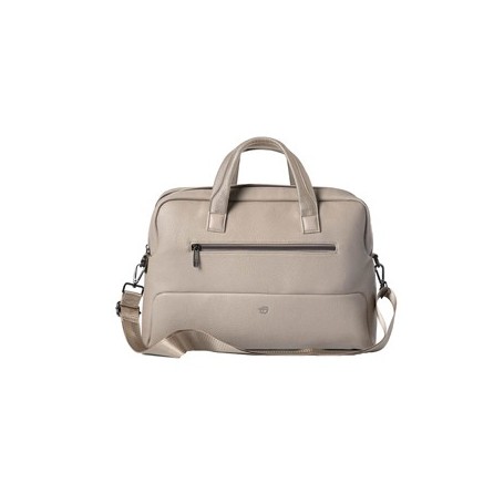 BORSA C/MANICI GATE TRENDED ECOPELLE DIM. 41X30X15CM GHIACCIO INTEMPO - 9236GAT21