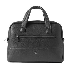BORSA C/MANICI SLIM GATE TRENDED ECOPELLE DIM.41X30X7CM NERO INTEMPO - 9216GAT34