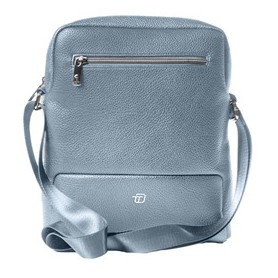 CITY BAG MEDIUM GATE TRENDED ECOPELLE DIM. 25X30X6CM AZZURRO INTEMPO - 9215GAT31