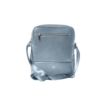 CITY BAG MEDIUM GATE TRENDED ECOPELLE DIM. 25X30X6CM AZZURRO INTEMPO - 9215GAT31