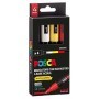 ASTUCCIO 4 MARCATORE UNI POSCA PC5M P.MEDIA 1