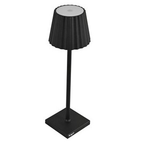 LAMPADA DA TAVOLO A LED IN ALLUMINIO E PMMA NERO - L1776620