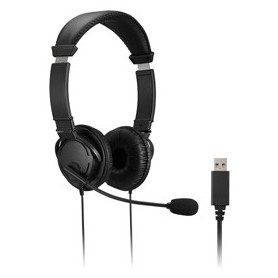 CUFFIE STEREO CON MICROFONO E CONTROLLO DEL VOLUME CONNESS.USB-A -- KENSINGTON - K33065WW