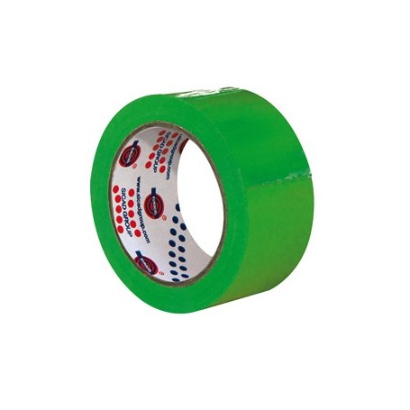 NASTRO ADESIVO 50MM X 66M VERDE PVC 350 EUROCEL - 501366