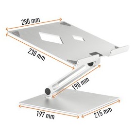 SUPPORTO ALZA NOTEBOOK RISE DA 10'' A 17'' DURABLE - 5050-23