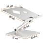 SUPPORTO ALZA NOTEBOOK RISE DA 10'' A 17'' DURABLE - 5050-23