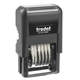 TIMBRO PRINTY 4.0 ECO 4846 NUMERATORE 6CIFRE 4MM AUTOINCHIOSTRANTE TRODAT - 211594