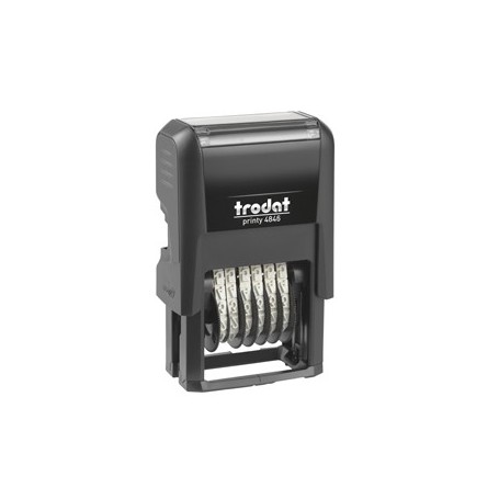 TIMBRO PRINTY 4.0 ECO 4846 NUMERATORE 6CIFRE 4MM AUTOINCHIOSTRANTE TRODAT - 211594