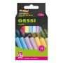 SCATOLA 12 GESSETTI TONDI 10X81MM COLORI ASSORTITI DECO - 12508