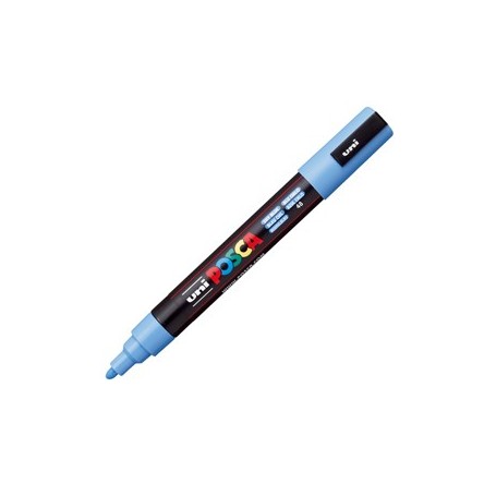 MARCATORE UNI POSCA PC5M BLU CIELO P. MEDIA - M PC5M BC