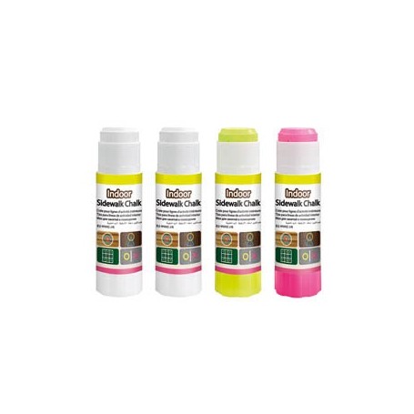 ASTUCCIO 4 GESSI DA PAVIMENTO PER INTERNO COLORI ASSORTITI CWR - 13219