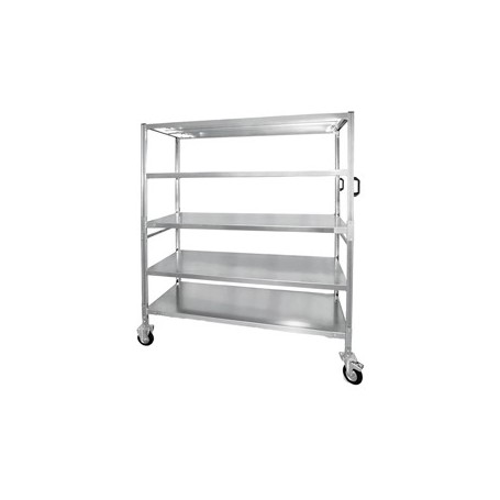 CARRELLO DA LAVORO 5 PIANI ZINCATO - S9107