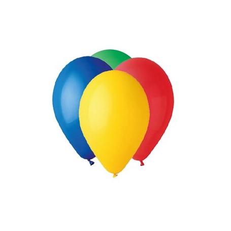 BUSTA 25 PALLONCINI IN LATTICE Ã26CM COLORI ASSORTITI BIG PARTY - 72020