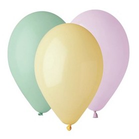 BUSTA 25 PALLONCINI IN LATTICE Ã26CM COL. ASS. SOFT RAINBOW BIG PARTY - 72179