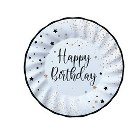8 PIATTI Ã20CM HAPPY BIRTHDAY BIG PARTY - 74545