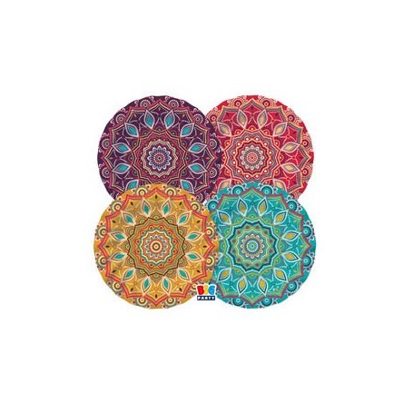 8 PIATTI Ã25CM MANDALA BIG PARTY - 75758