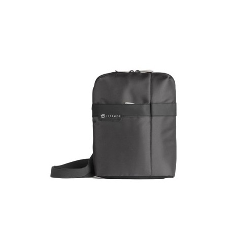 TRACOLLA CITY BAG JOB DIM. 21X28X6CM TESSUTO TECNICO ANTRACITE INTEMPO - 9215JBL34