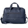 BORSA C/MANICI GATE TRENDED ECOPELLE DIM. 41X30X15CM BLU INTEMPO - 9236GAT32