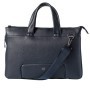 BORSA C/MANICI ESPANDIBILE GATE TRENDED ECOPELLE DIM.41X30X7CM BLU INTEMPO - 9234GAT32