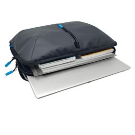 BORSA SLEEVE ORIONE 3 SCOMPARTI TESSUTO TECNICO NERO KOSMO CITY TIME - 81288