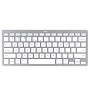 TASTIERA WIRELESS BLUETOOTH ARGENTO-TRUST - 24652