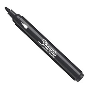 MARCATORE ACRILICO CREATIVE MARKER PUNTA TONDA NERO SHARPIE - 2218123