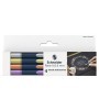 ASTUCCIO 4 METALLIC ROLLER 050 PUNTA 0.4MM COLORI ASSORTITI SCHNEIDER - P700495