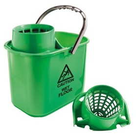 SECCHIO CON STRIZZATORE POLAR 15L VERDE PERFETTO - 26548