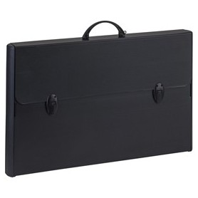VALIGETTA POLIONDA TOTAL BLACK 37X60CM DORSO RIGIDO 5CM FAVORIT - 400173500