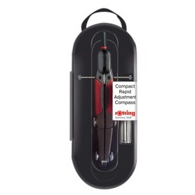 COMPASSO C/REGOLAZIONE 360MM SET 3 PZ ROTRING - S0676580