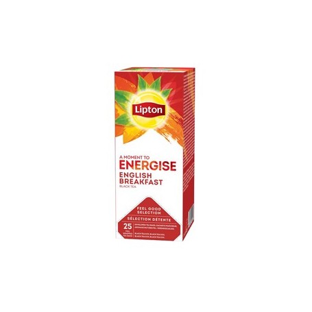 CONFEZIONE 25 FILTRI TE' ENGLISH BREAKFAST FEEL GOOD SELECTION LIPTON - 01-0620