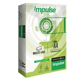 CARTA DA FOTOCOPIE A4 75GR 500FG BIANCA IMPULSE 75 (DROP MAX 25 RISME) - IMPULSE75 A4 DROP