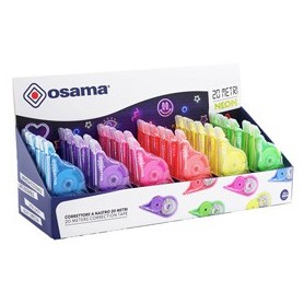 DISPLAY 36PZ CORRETTORE A NASTRO 20 METRI 5MMX20MT INVOLUCRO COLORI ASS. NEON OS - OW 84045054