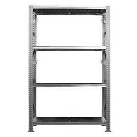 SCAFFALE INDUSTRIALE 4 RIPIANI IN ACCIAIO 120X50M H200CM TECNOTELAI - KS100