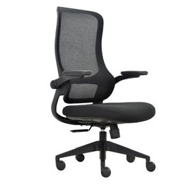 SEDUTA OPERATIVA ERGONOMICA AURORA CHLN18 C/BRACCIOLI REGOLABILI NERO UNISIT - CHLN18/NE