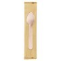 250 CUCCHIAINI MONOUSO IN LEGNO IMBUSTATI SINGOLARMENTE 11CM SIGNOR BIO - WCS015BIO250B