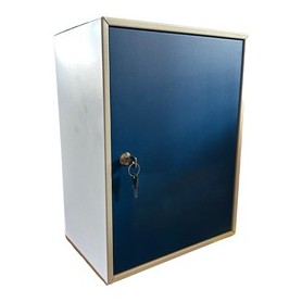 CASETTA PORTACELLULARI 30 POSTI CON CHIUSURA A CHIAVE METALPLUS - 5570/30BLU