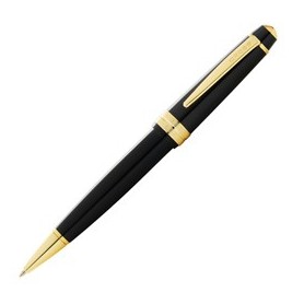PENNA SFERA BAILEY LIGHT PUNTA F FUSTO NERO/ORO CROSS - E011021