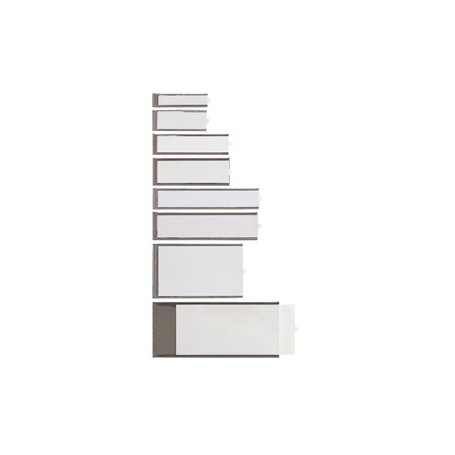 6 PORTAETICHETTE ADESIVE IES B3 24X124MM SEI - 320323
