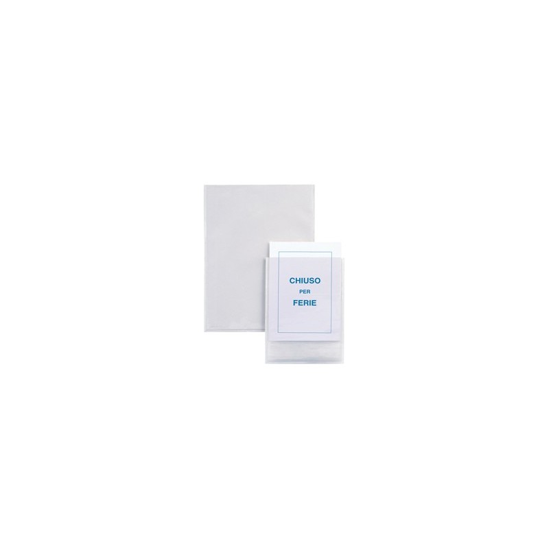 5 BUSTE AUTOADESIVE IESTI A4 21X29,7CM TRASPARENTI - 321122