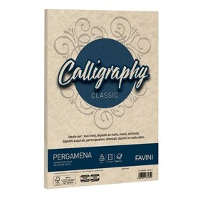 CARTA CALLIGRAPHY PERGAMENA 190GR A4 250FG SABBIA 02 FAVINI - A69U254