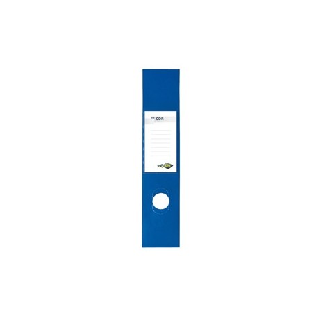 BUSTA 10 COPRIDORSO CDR PVC ADESIVI BLU 7X34