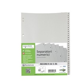 SEPARATORE NUMERICO 1-31 PPL 21X29