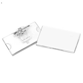 PORTANOME 65X30MM C/CLIP+SPILLA 31-080 LEBEZ - 31-080-B