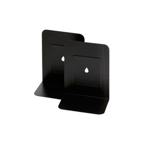 COPPIA REGGILIBRI IN METALLO NERO ART.088 - 088-N