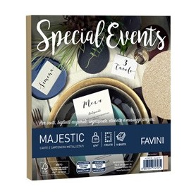 10 BUSTE SPECIAL EVENTS 120GR 170X170MM SABBIA 07 FAVINI - A57N118