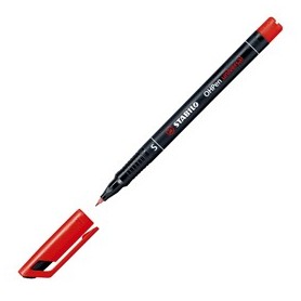 PENNARELLO STABILO OHPEN 841 PERMANENTE SUPERFINE ROSSO - 841/40